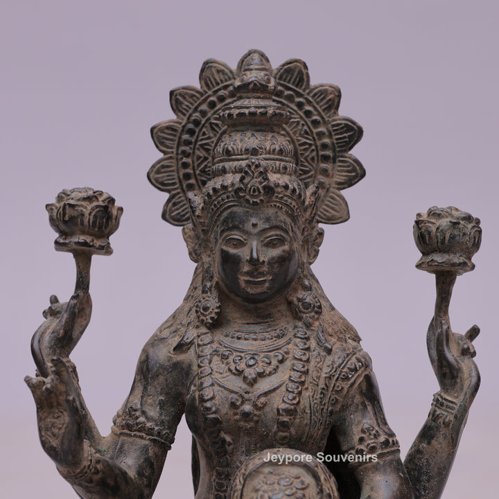 Goddess Lakshmi Bronze Statue