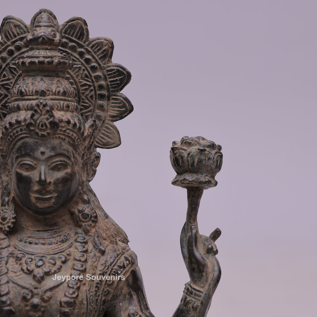 Goddess Lakshmi Bronze Statue
