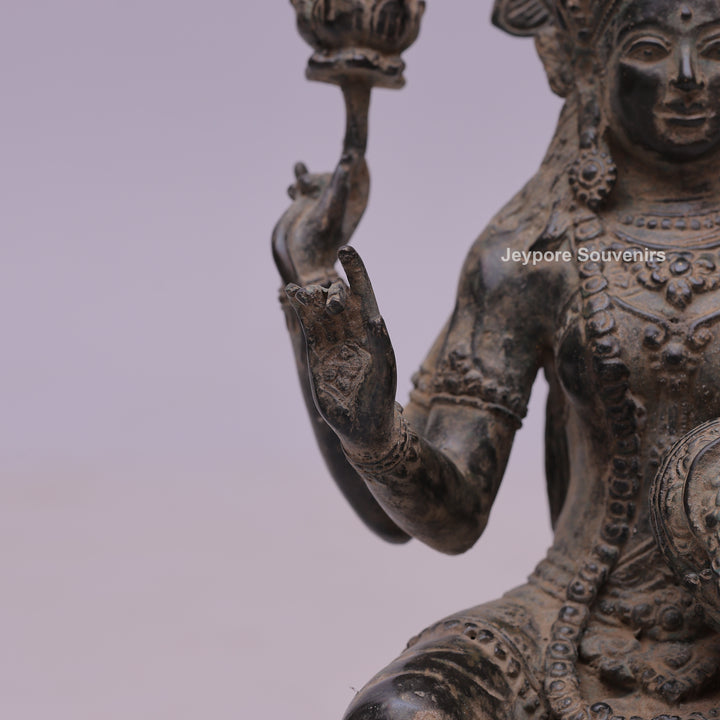 Goddess Lakshmi Bronze Statue