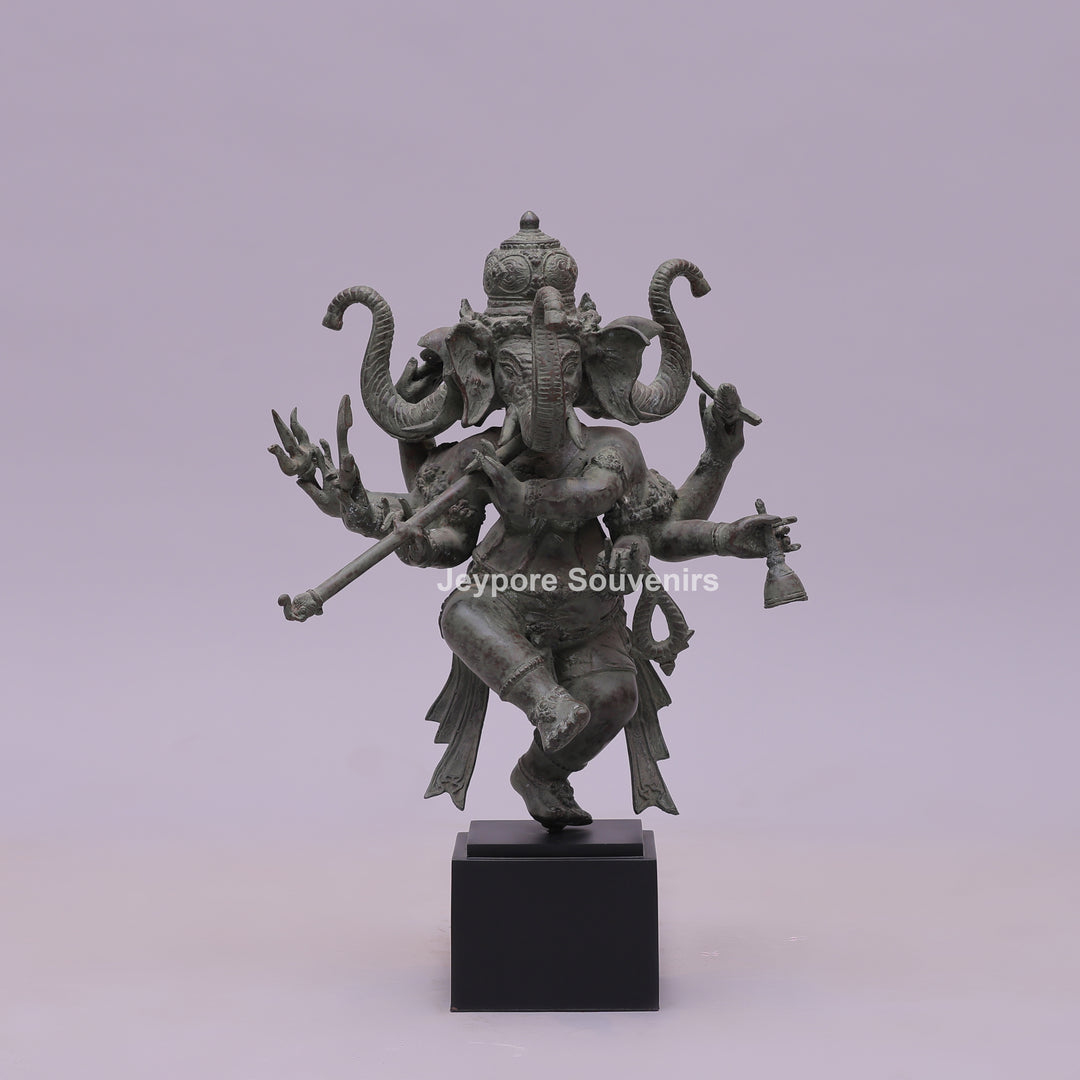 Ganesha Trimukthi Brass Statue