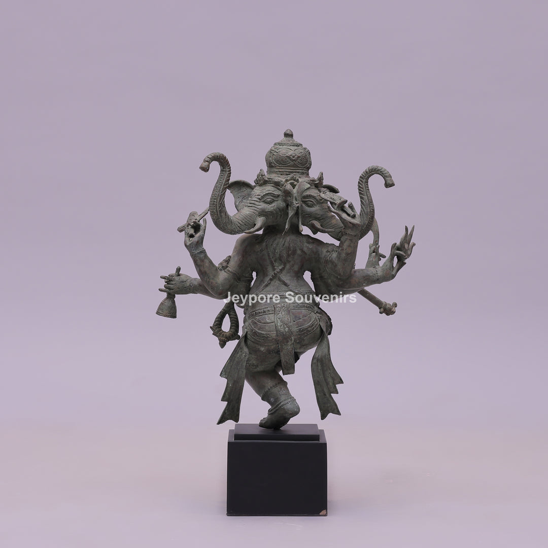 Ganesha Trimukthi Brass Statue