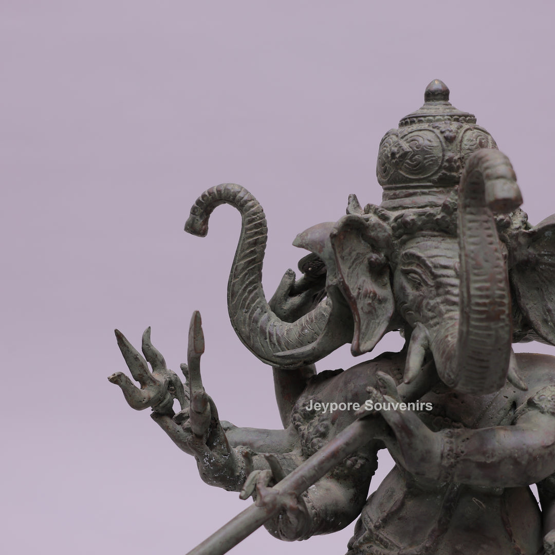 Ganesha Trimukthi Brass Statue