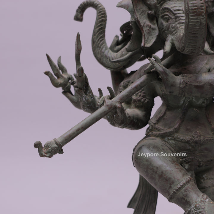 Ganesha Trimukthi Brass Statue