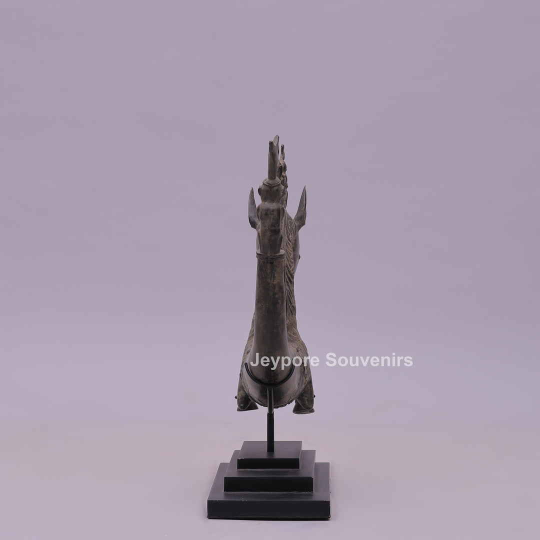 Naga Morsarang Sea Horse Bronze Statue