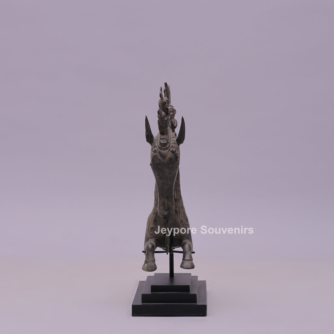Naga Morsarang Sea Horse Bronze Statue