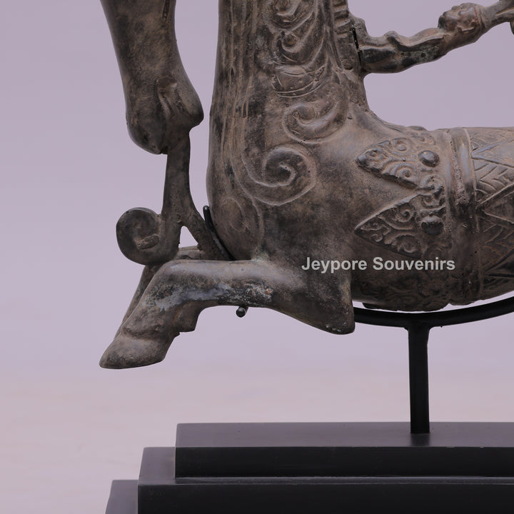 Naga Morsarang Sea Horse Bronze Statue
