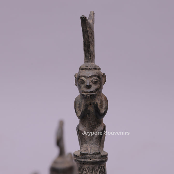 Naga Morsarang Sea Horse Bronze Statue