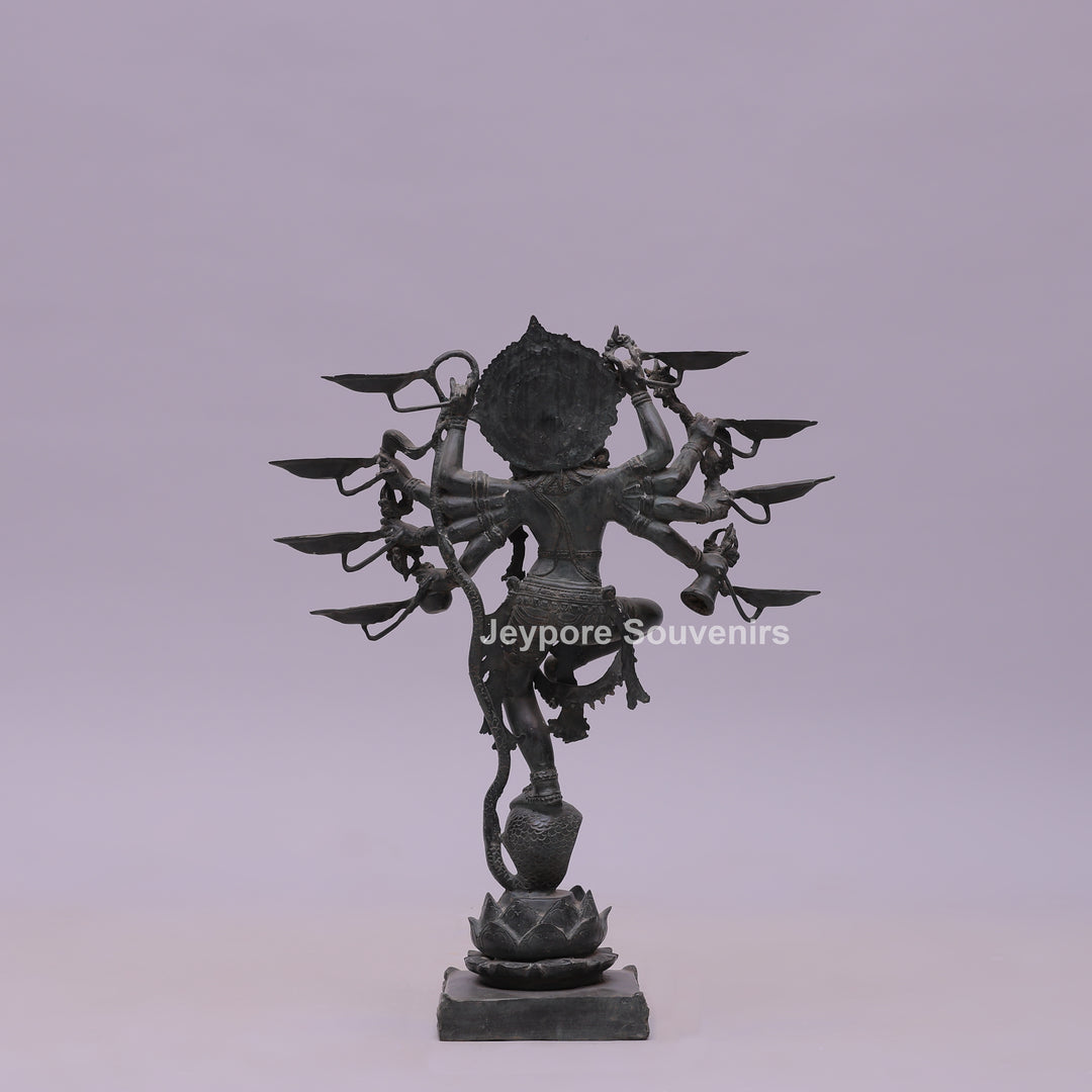 Tandava Lord Shiva Nataraja Bronze Sculpture