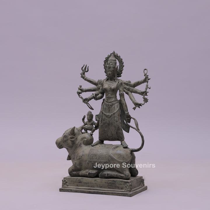 Durga Mahishasura Mardini Bronze Statue