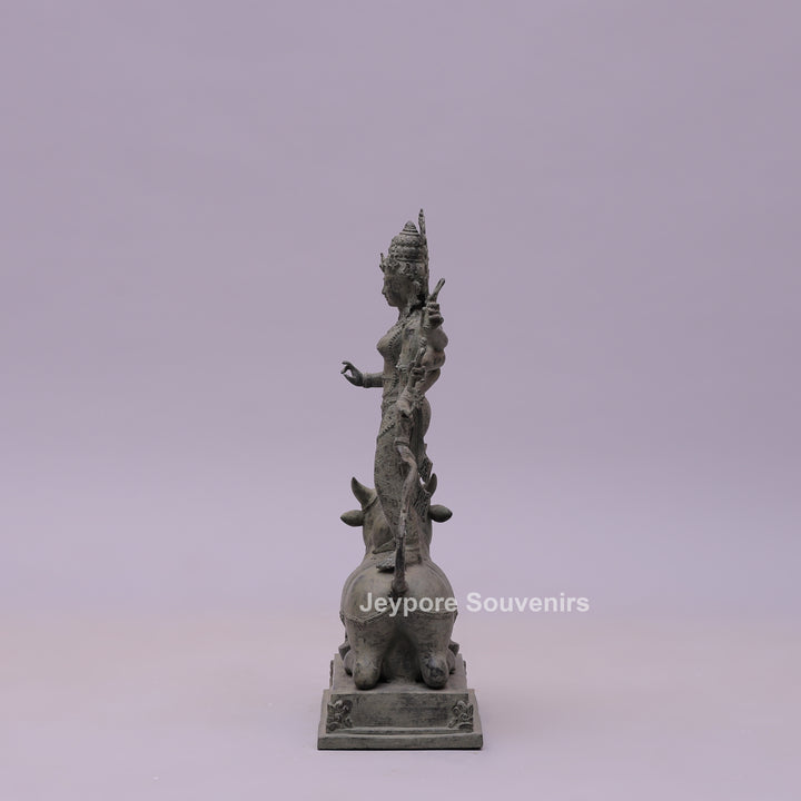Durga Mahishasura Mardini Bronze Statue