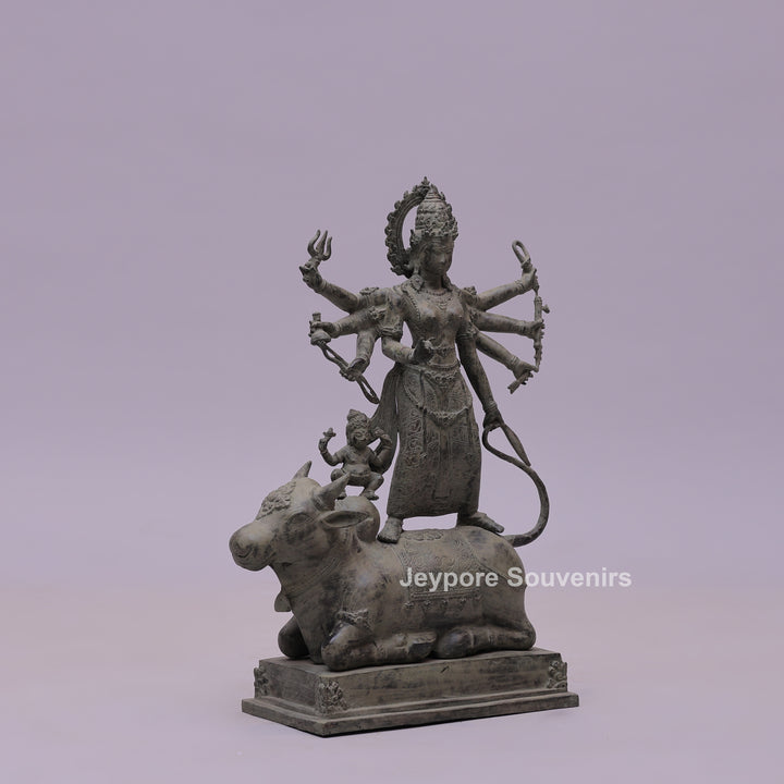 Durga Mahishasura Mardini Bronze Statue