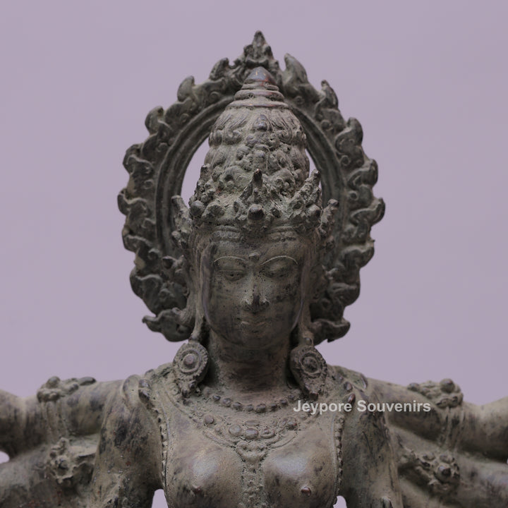 Durga Mahishasura Mardini Bronze Statue