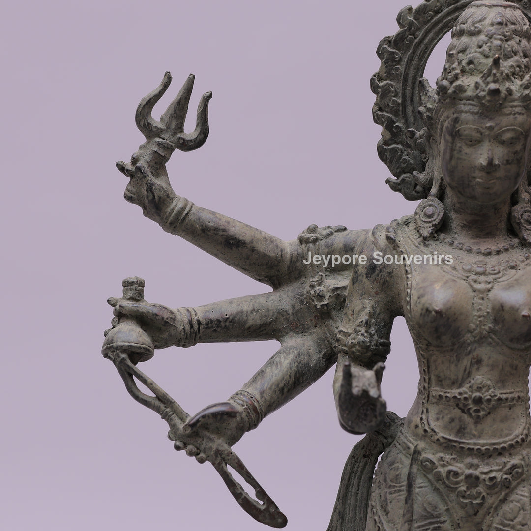 Durga Mahishasura Mardini Bronze Statue