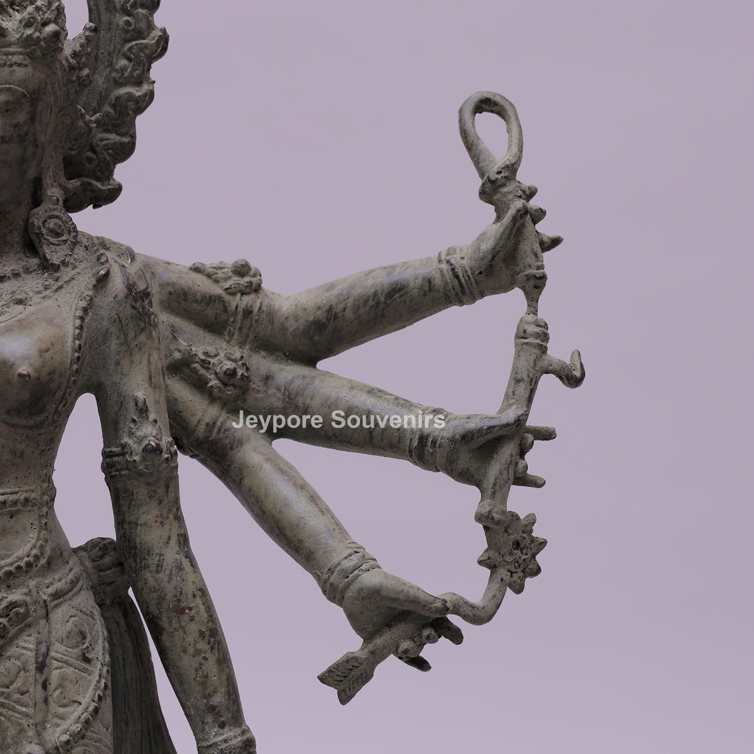 Durga Mahishasura Mardini Bronze Statue