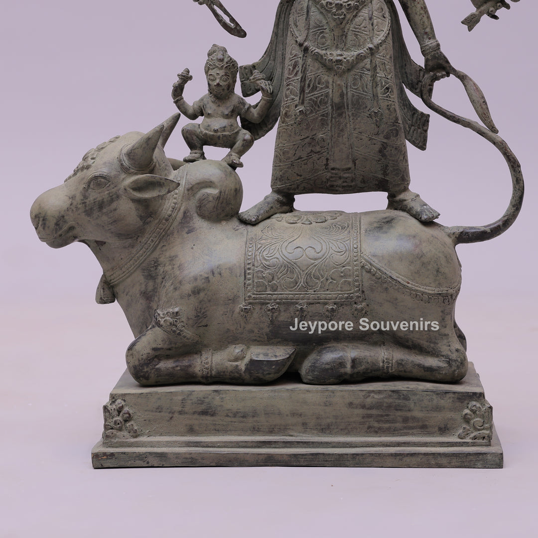 Durga Mahishasura Mardini Bronze Statue