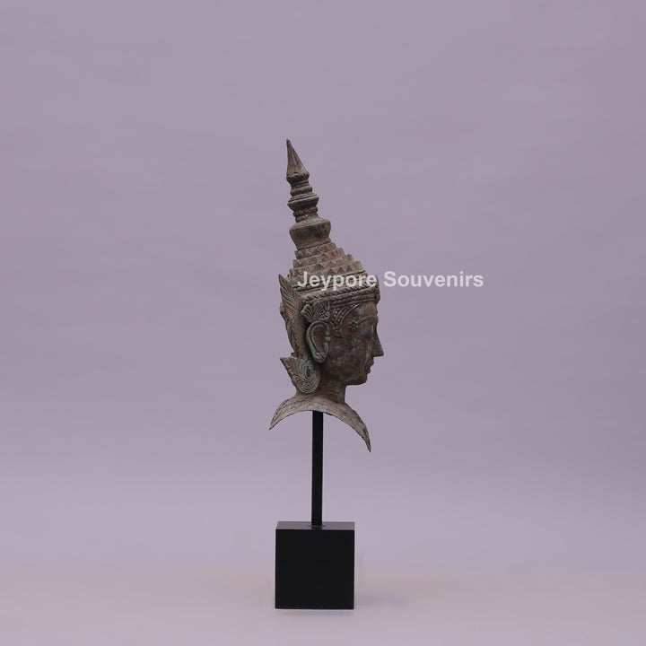 Buddha Head Bronze Statue