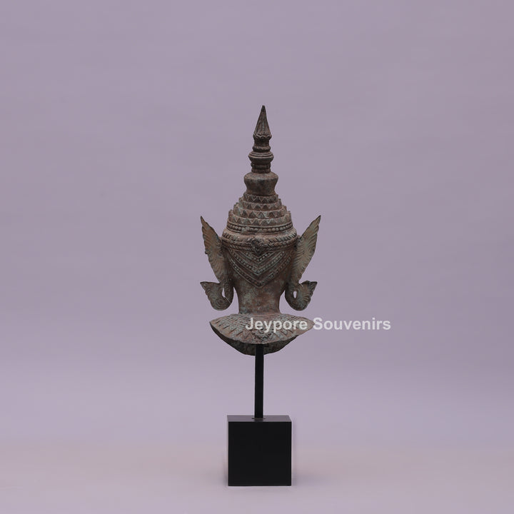 Buddha Head Bronze Statue