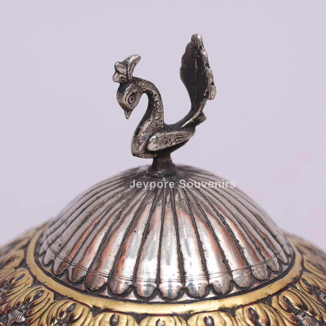 Handcrafted German Silver Polished Decorative Storage Box