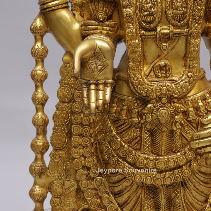 Handcrafted Brass Lord Venkateswara (Tirupati Balaji) Statue