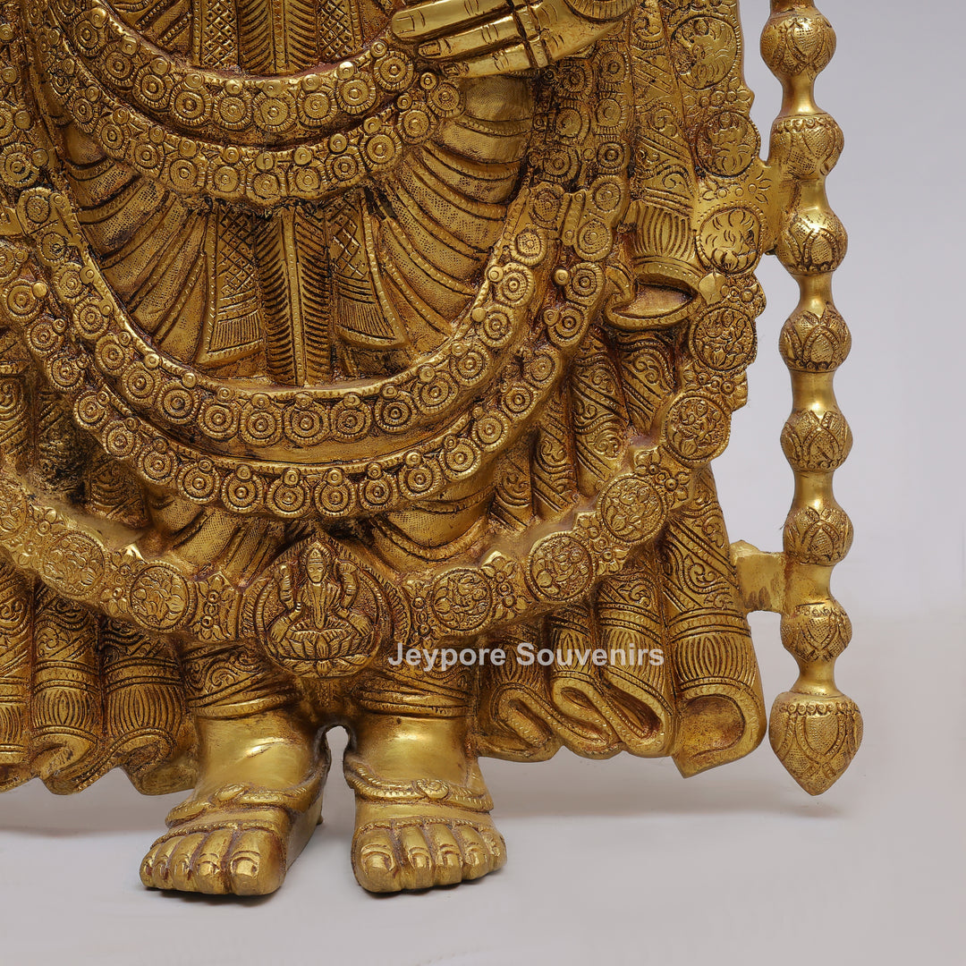 Handcrafted Brass Lord Venkateswara (Tirupati Balaji) Statue