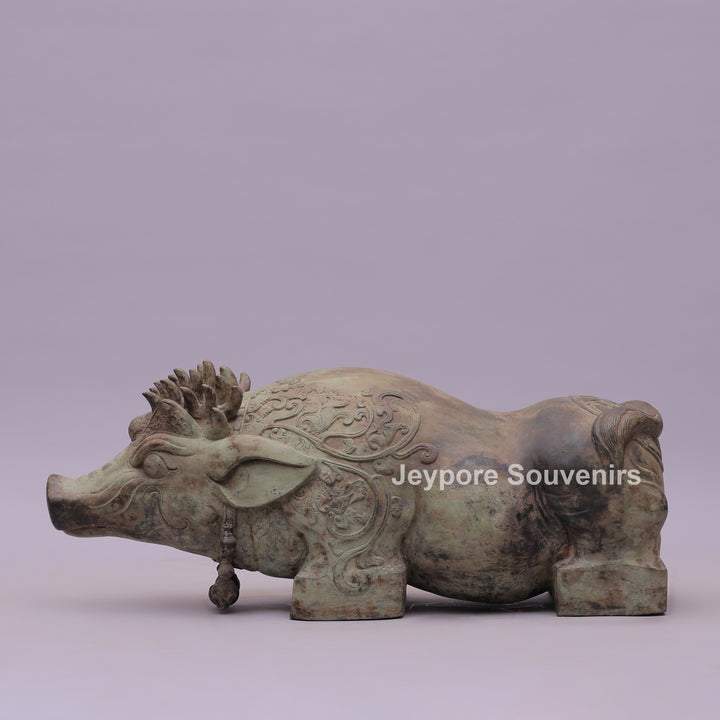 Boar Piggy Bronze Sculpture