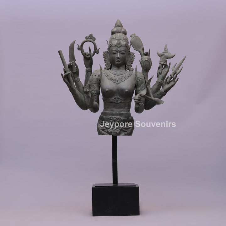 Standing Goddess Lakshmi Bronze Statue