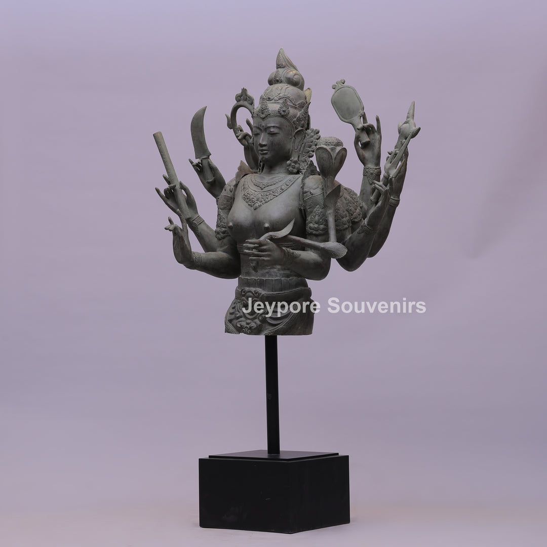 Standing Goddess Lakshmi Bronze Statue