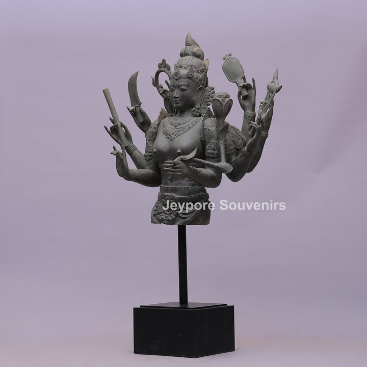 Standing Goddess Lakshmi Bronze Statue