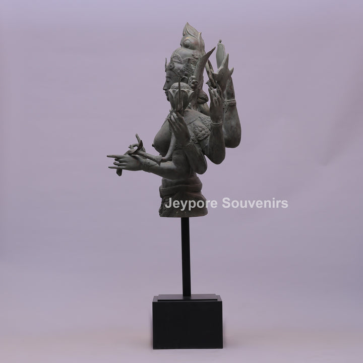 Standing Goddess Lakshmi Bronze Statue