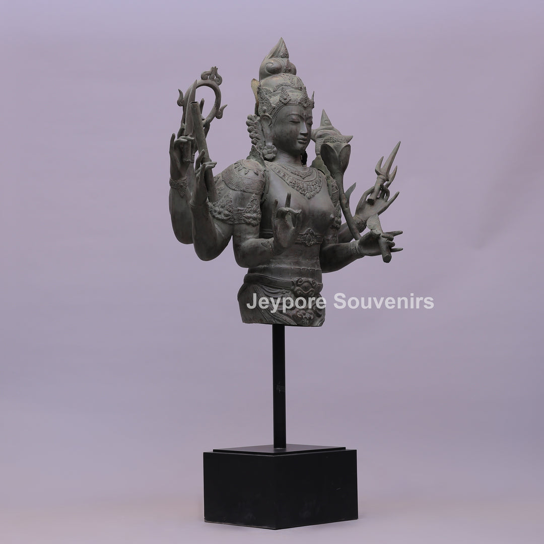 Standing Goddess Lakshmi Bronze Statue