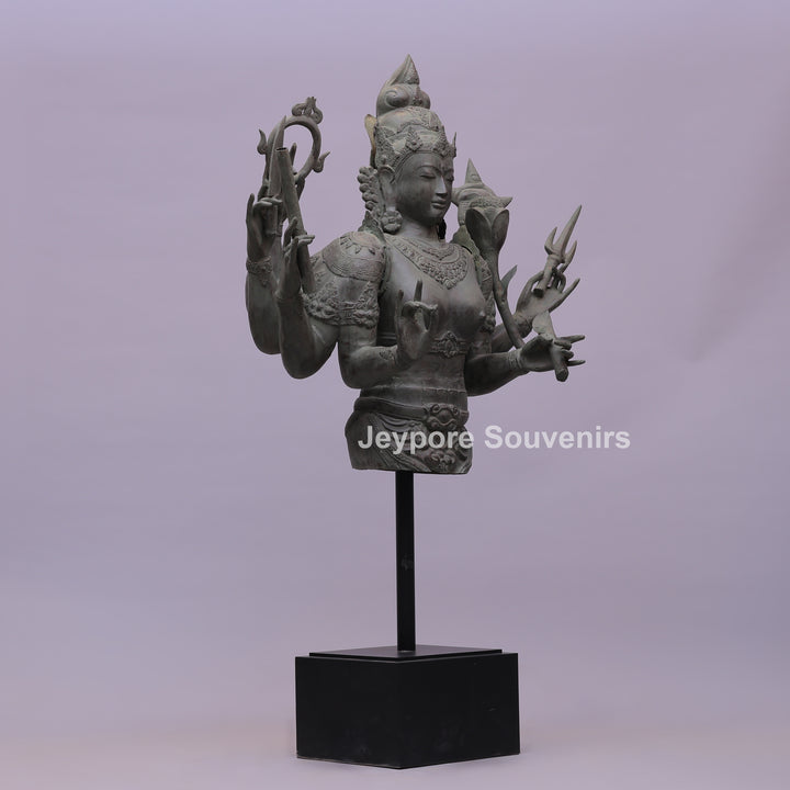 Standing Goddess Lakshmi Bronze Statue
