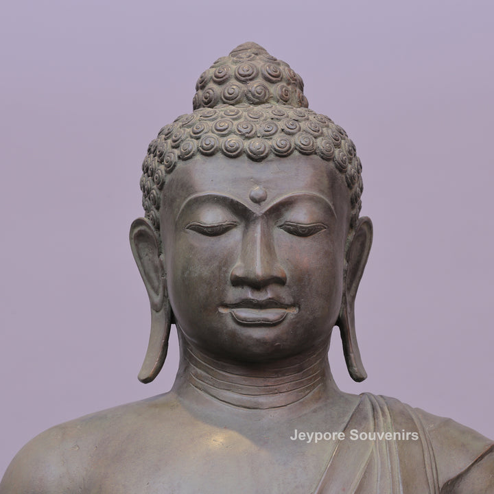 Standing Buddha Ancient Gandhara Style Bronze Statue