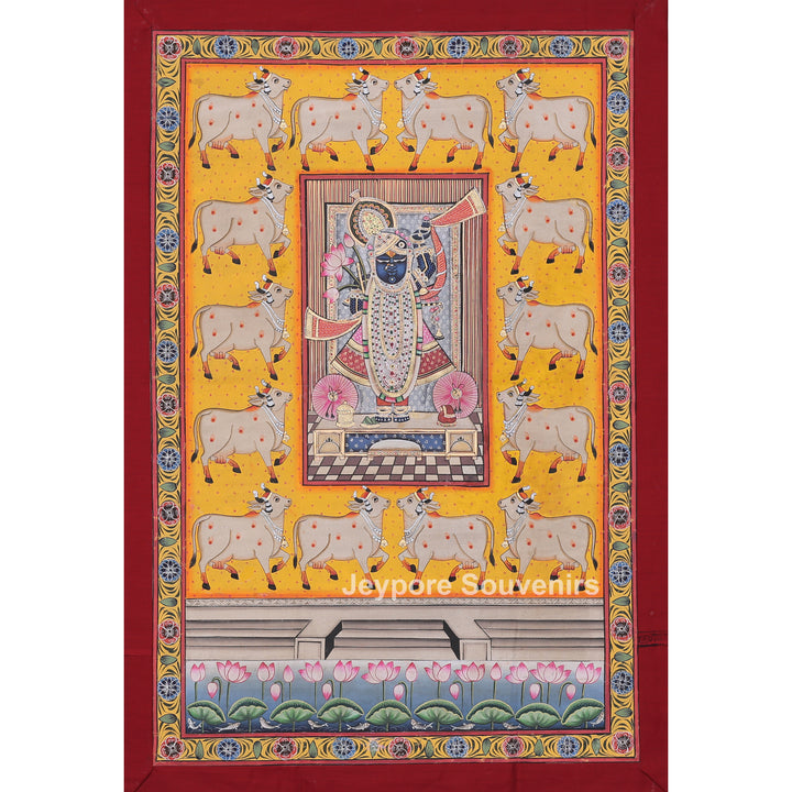 Handmade Shrinathji Pichwai Painting