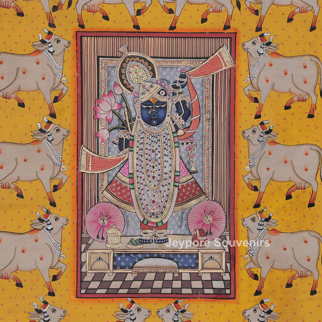 Handmade Shrinathji Pichwai Painting