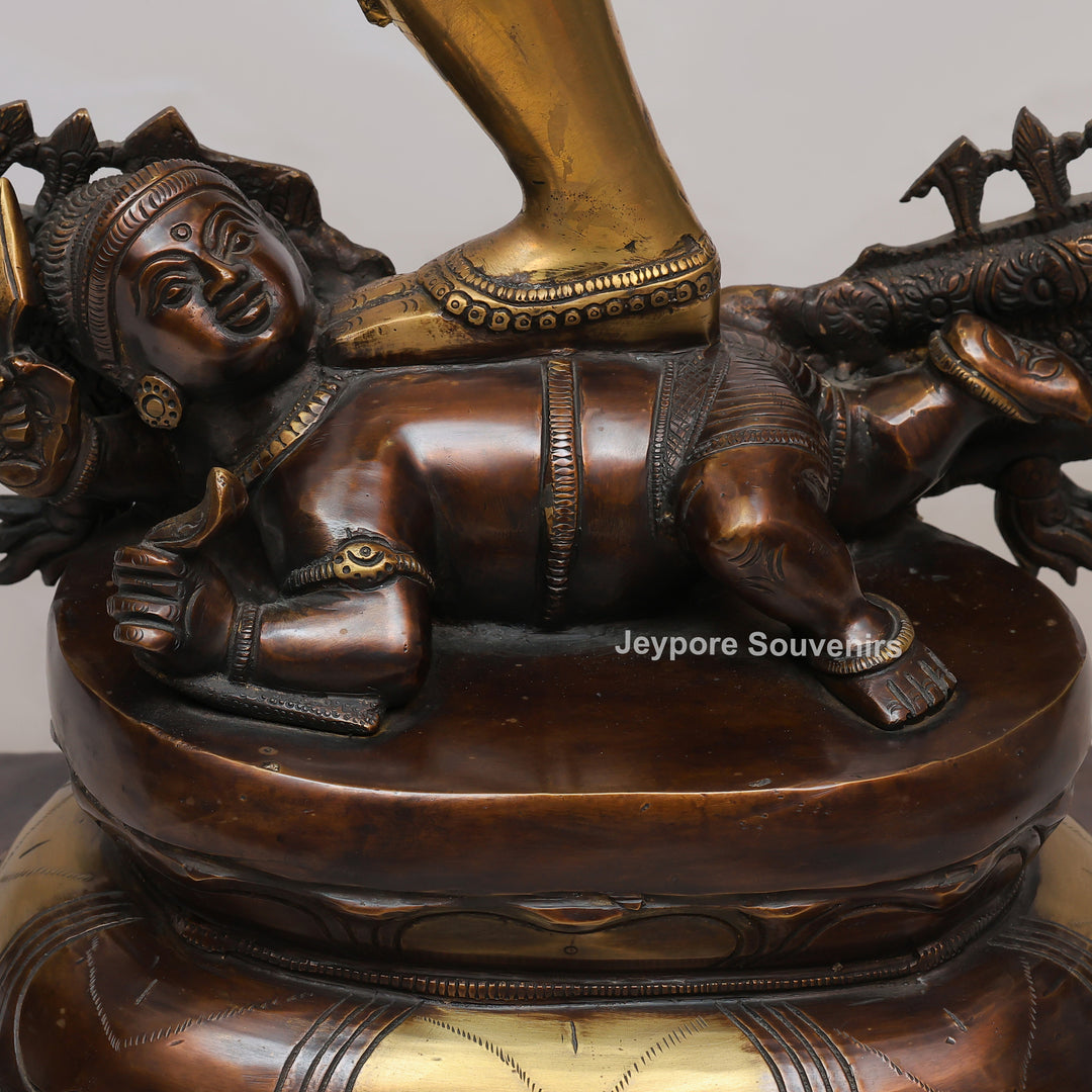Handcrafted Brass Lord Shiva (Nataraja) Statue with Prabha Mandala
