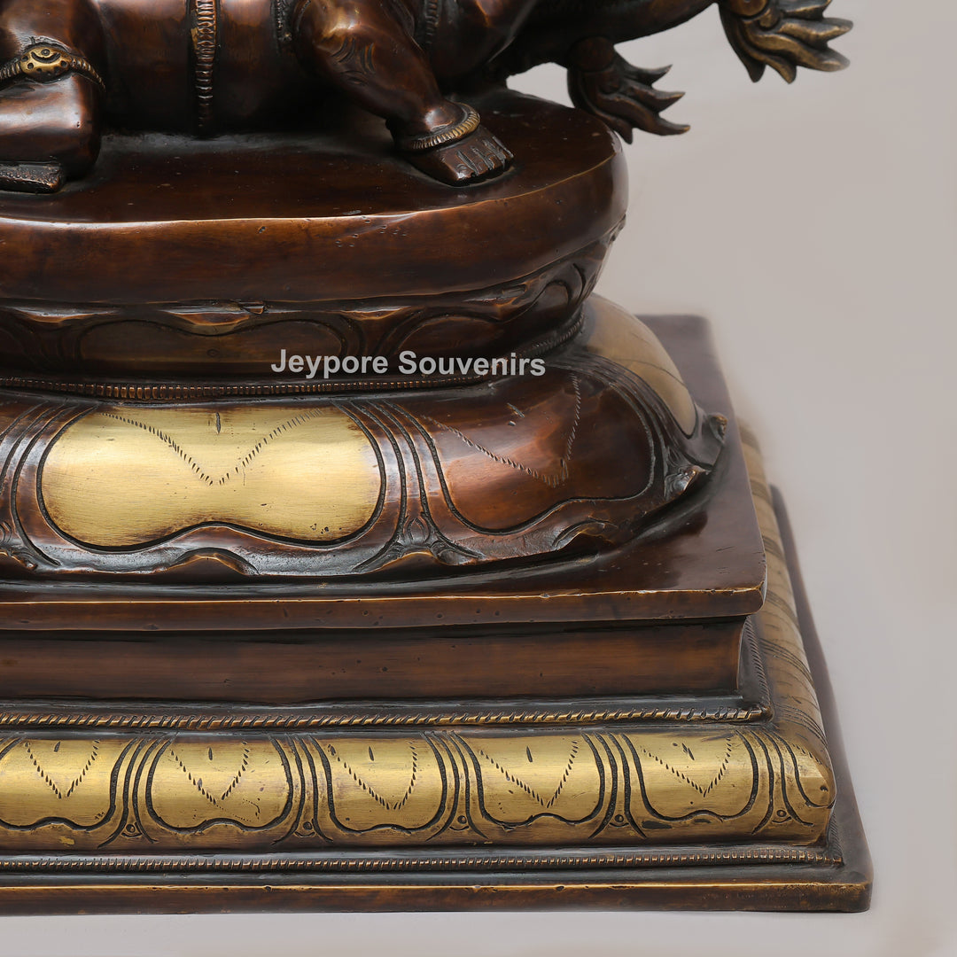 Handcrafted Brass Lord Shiva (Nataraja) Statue with Prabha Mandala