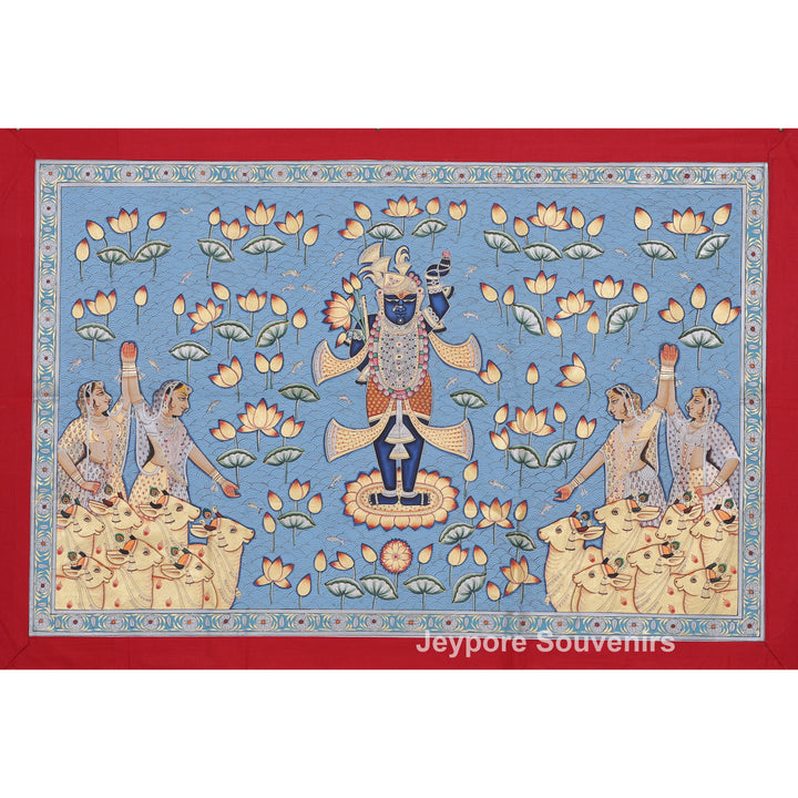 Handmade Swaroop Of Shrinathji - Pichwai