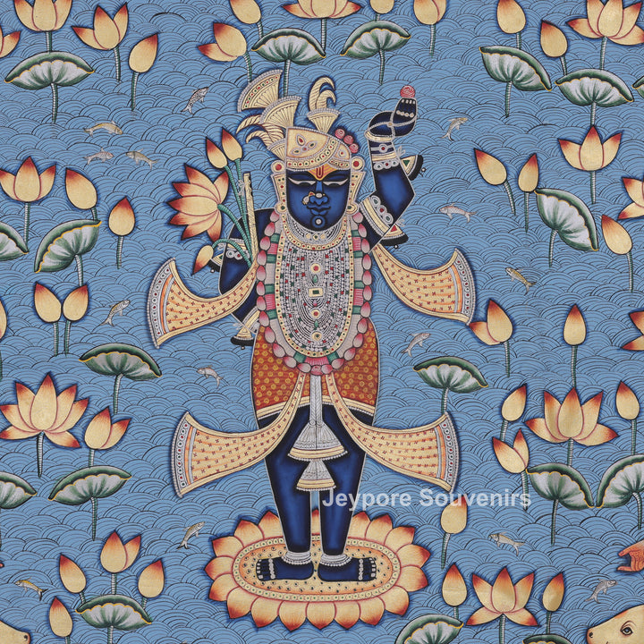 Handmade Swaroop Of Shrinathji - Pichwai