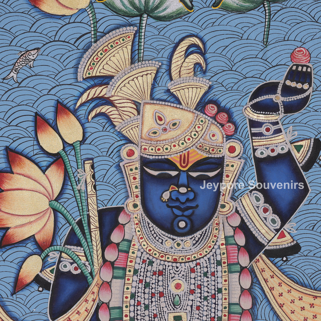 Handmade Swaroop Of Shrinathji - Pichwai