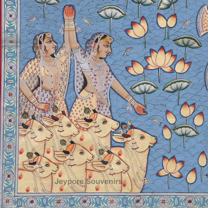 Handmade Swaroop Of Shrinathji - Pichwai