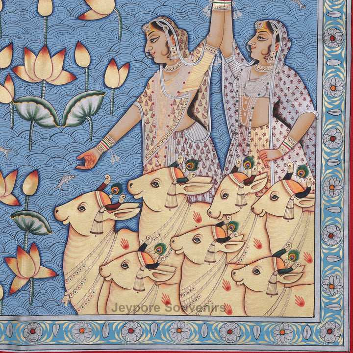 Handmade Swaroop Of Shrinathji - Pichwai