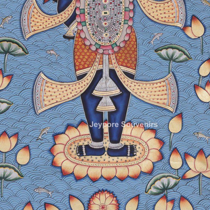 Handmade Swaroop Of Shrinathji - Pichwai