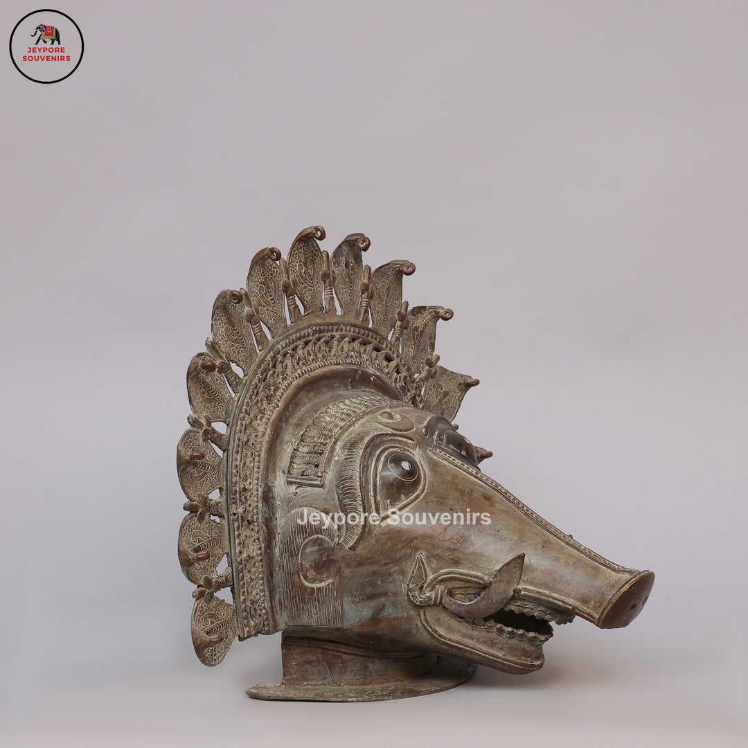 Tulu Nadu Boar Spirit Ritual Panjurli Bhuta Mask