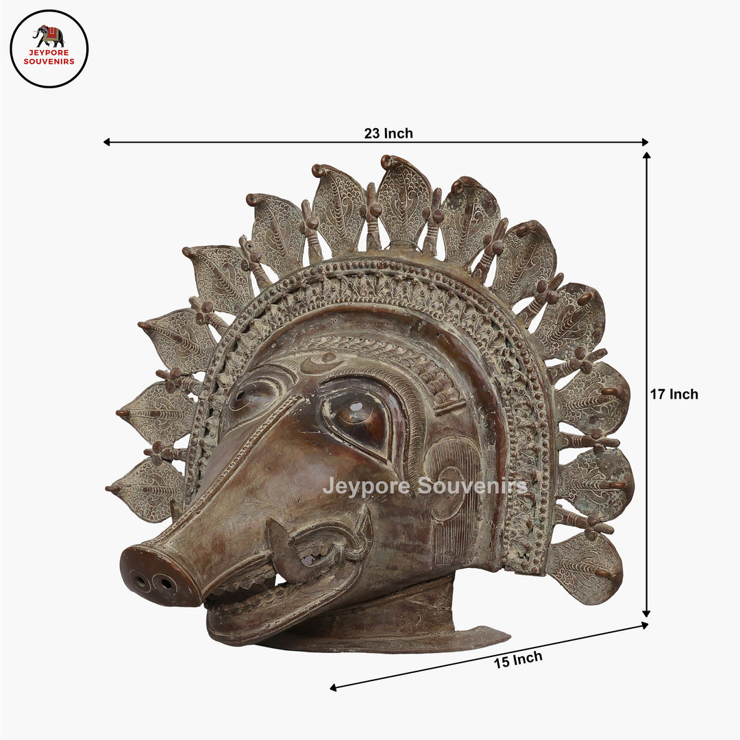 Tulu Nadu Boar Spirit Ritual Panjurli Bhuta Mask