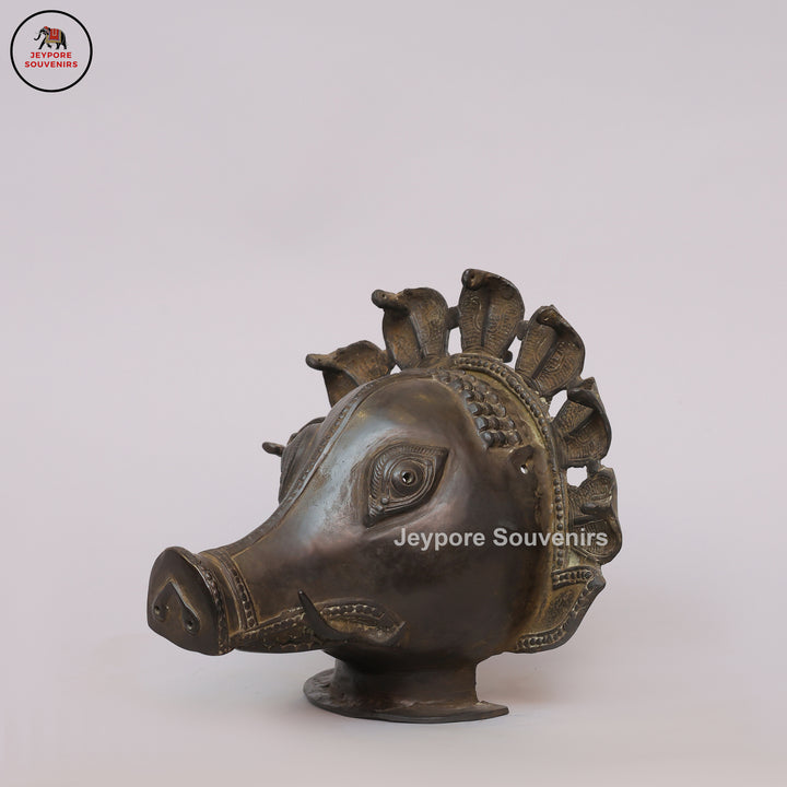 Traditional Wild Boar Spirit Panjurli Muga Bhuta Mask