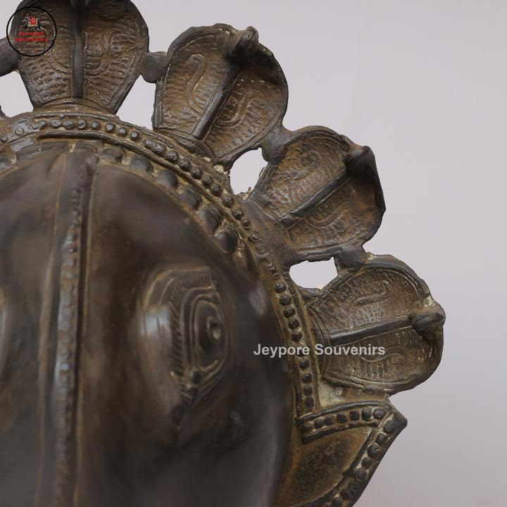 Traditional Wild Boar Spirit Panjurli Muga Bhuta Mask