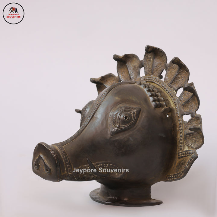 Traditional Wild Boar Spirit Panjurli Muga Bhuta Mask