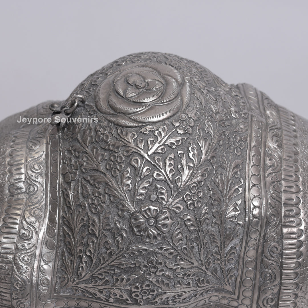Antique German Silver Handcrafted Royal Camel Statue