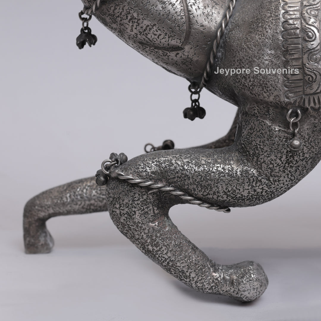Antique German Silver Handcrafted Royal Camel Statue