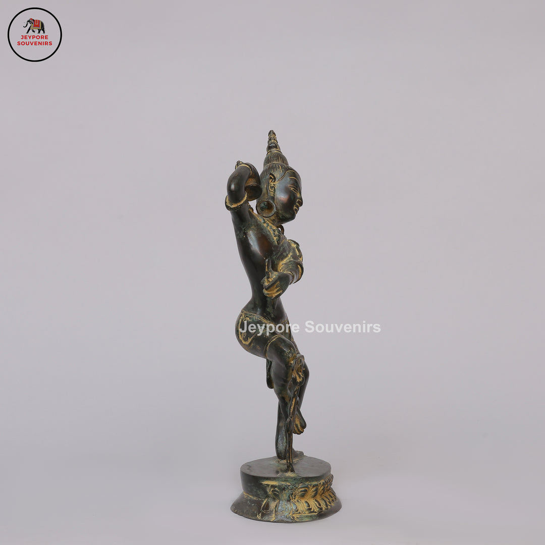 Traditional Indian Brass Dancing Dakini Statue